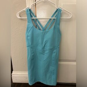 Lululemon sky blue tank top